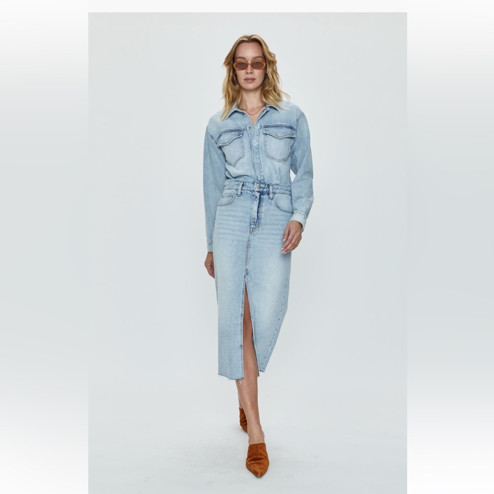 Pistola Amira dress color riviera